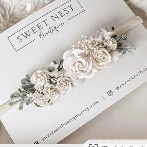 Never worn Baby girl headband